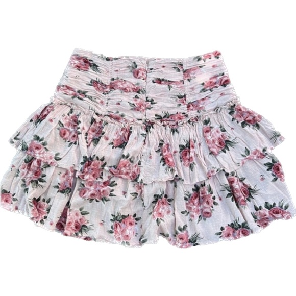 🎯NWOT Auguste The Label Roselle Dylan Mini Skirt Blush Size 6 - Picture 5 of 11